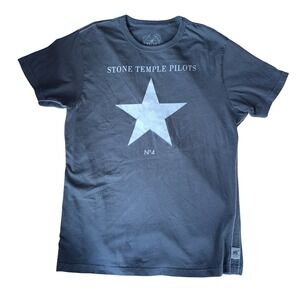 Trunk Ltd Mens Stone Temple Pilots No. 4 Graphic T-Shirt Charcoal Grey Size M